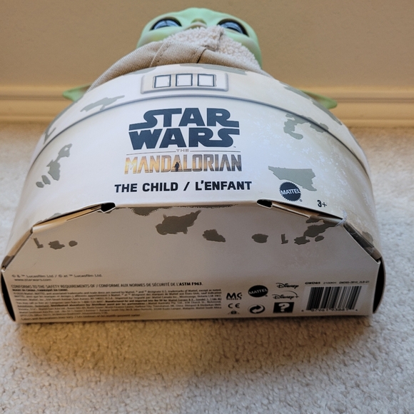 NEW MATTEL Disney Star Wars Baby Yoda Grogu 11 inch Tall Plush - Picture 4 of 4